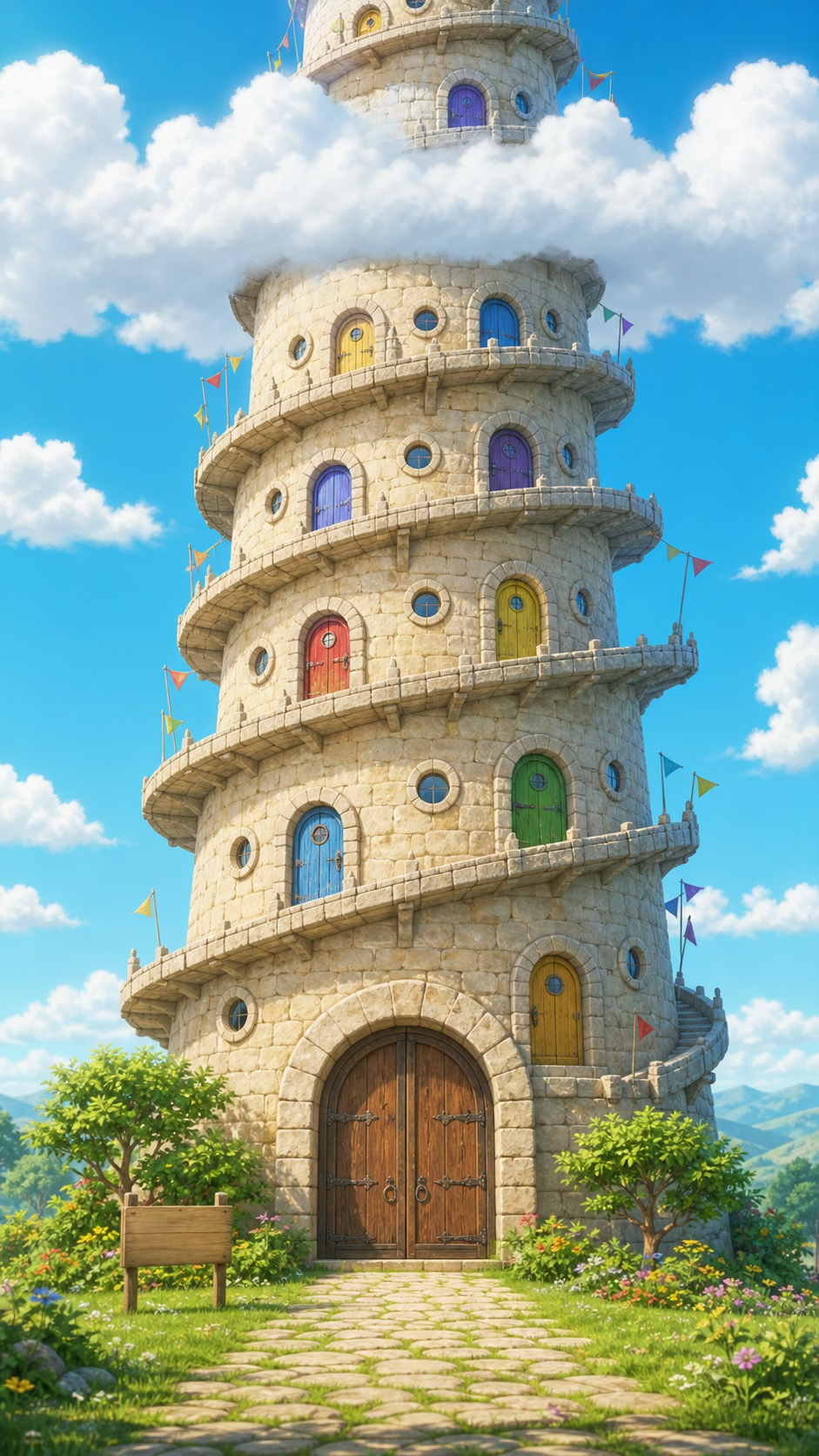 けいさんの とう チャレンジの背景画像