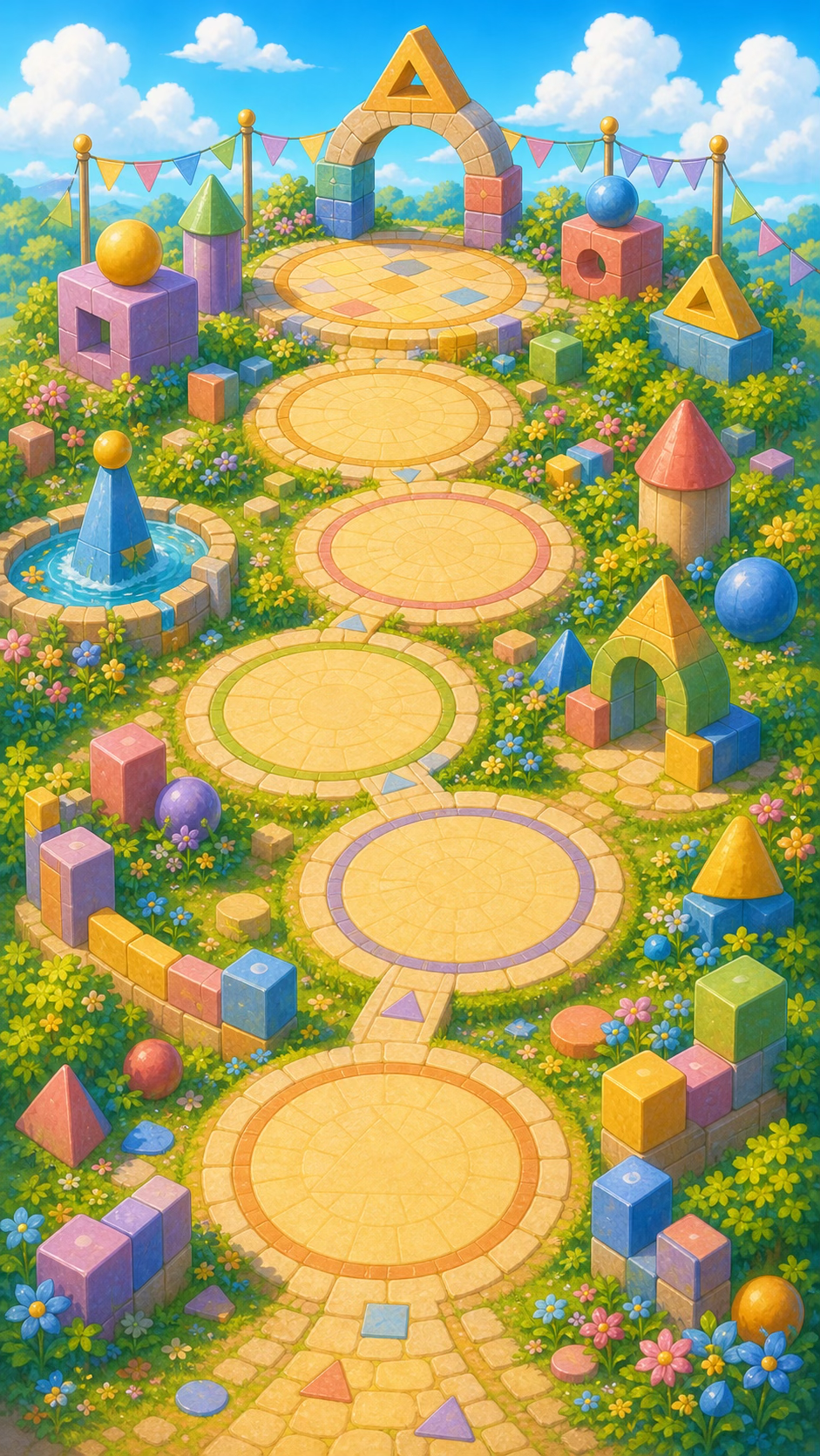 かたちの ひろばの背景画像