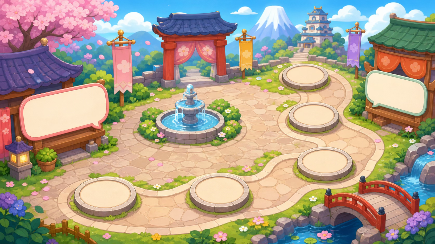 あいさつの ひろばの背景画像