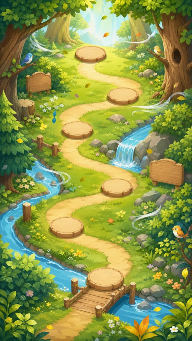かんじの しぜんもりの背景画像