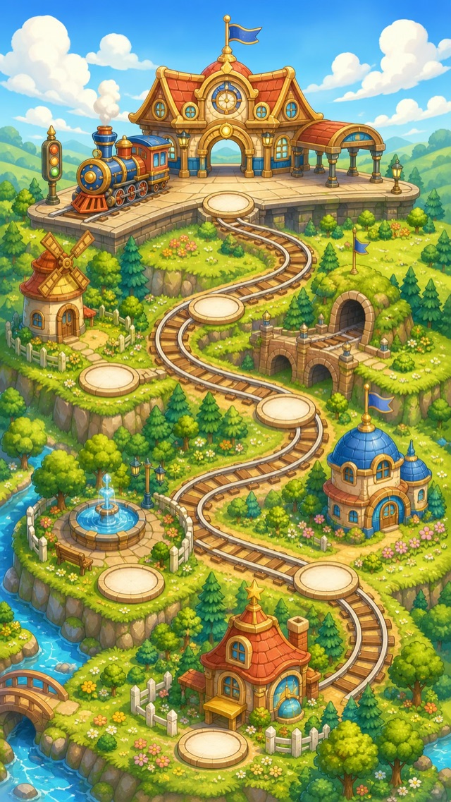 くくれっしゃ チャレンジの背景画像