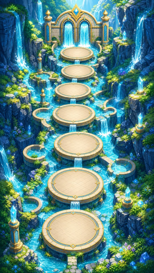 ぶんすうの たき2の背景画像