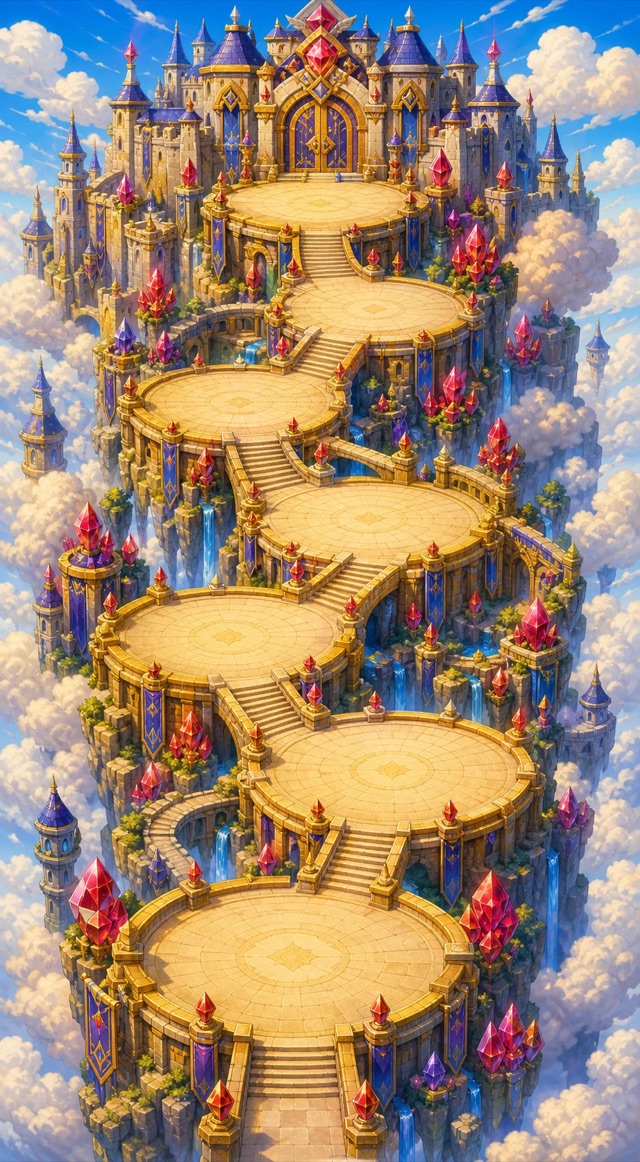おおきな かずの しろの背景画像