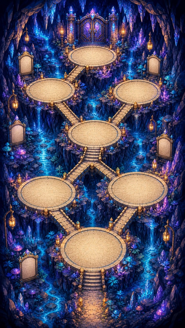 ことわざの どうくつの背景画像