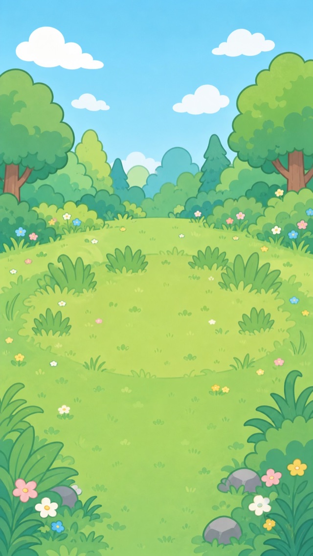 ひらがなの もりの背景画像